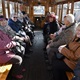 Stejně jako vloni, i letos vyrazila do únorových pražských ulic historická tramvaj s posádkou složenou ze seniorů MČ Praha 4.