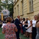 Pozdravit nové prvňáčky přišel na ZŠ Nedvědovo náměstí i radní Jaroslav Míth (ODS), který má na radnici na starosti oblast dopravy.
