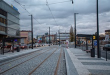 Práce na prodloužení tramvajové tratě z náměstí Hrdinů na Pankrác letos skončí ještě před koncem roku. Zdroj foto: facebook PID