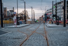 Práce na prodloužení tramvajové tratě z náměstí Hrdinů na Pankrác letos skončí ještě před koncem roku. Zdroj foto: facebook PID