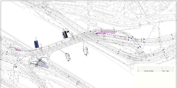 Barrandovský most - rekonstrukce 2024 - mapky a schemata