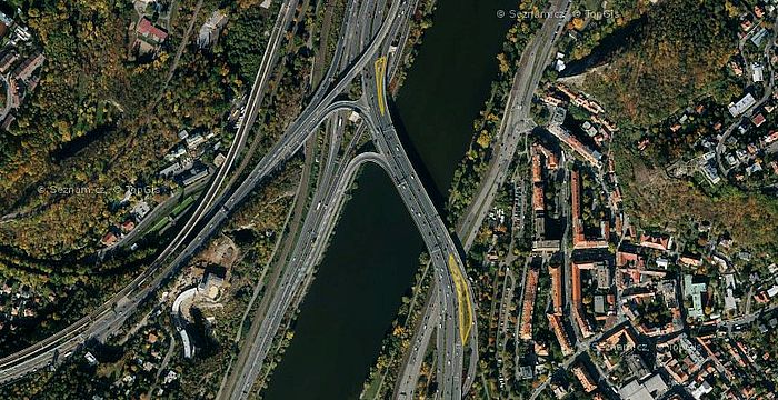 Barrandovský most - rekonstrukce 2024 - mapky a schemata