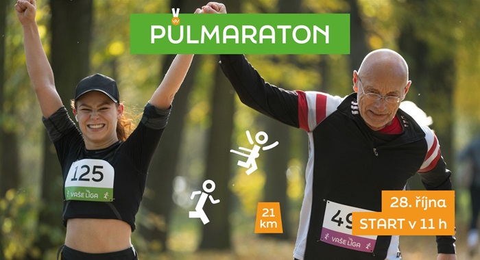 Anotační obrázek akce:Podzimní půlmaraton VAŠÍ LIGY 2025