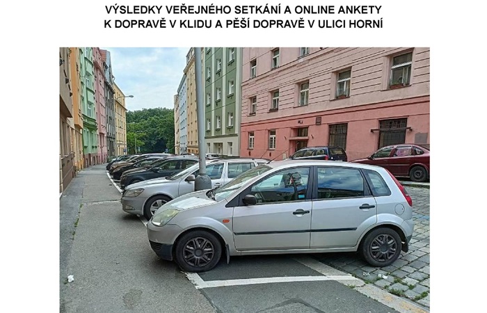 Hledá se nové řešení pro parkovací místa v ulici Horní