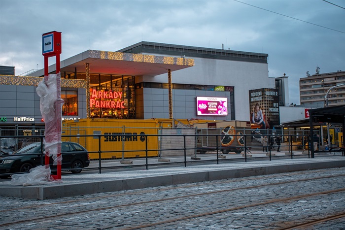 Práce na prodloužení tramvajové tratě z náměstí Hrdinů na Pankrác letos skončí ještě před koncem roku. Zdroj foto: facebook PID