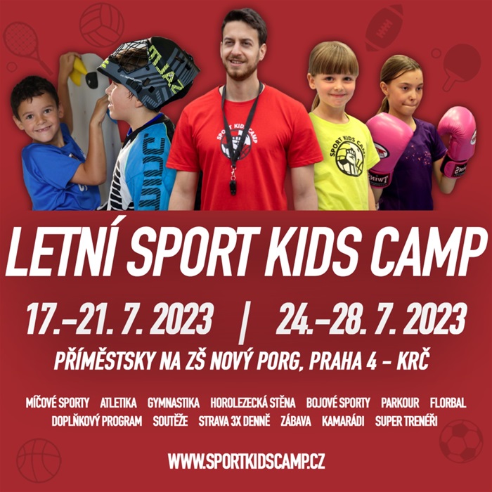 Prázdninové kempy Sport Kids Camp na Praze 4 - 2023
