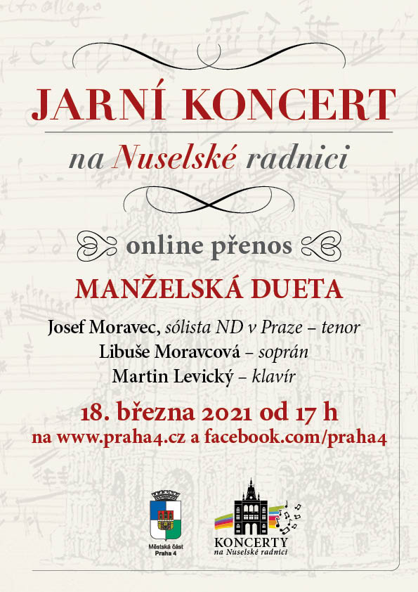 Koncert Manželská dueta na Nuselské radnici (online)