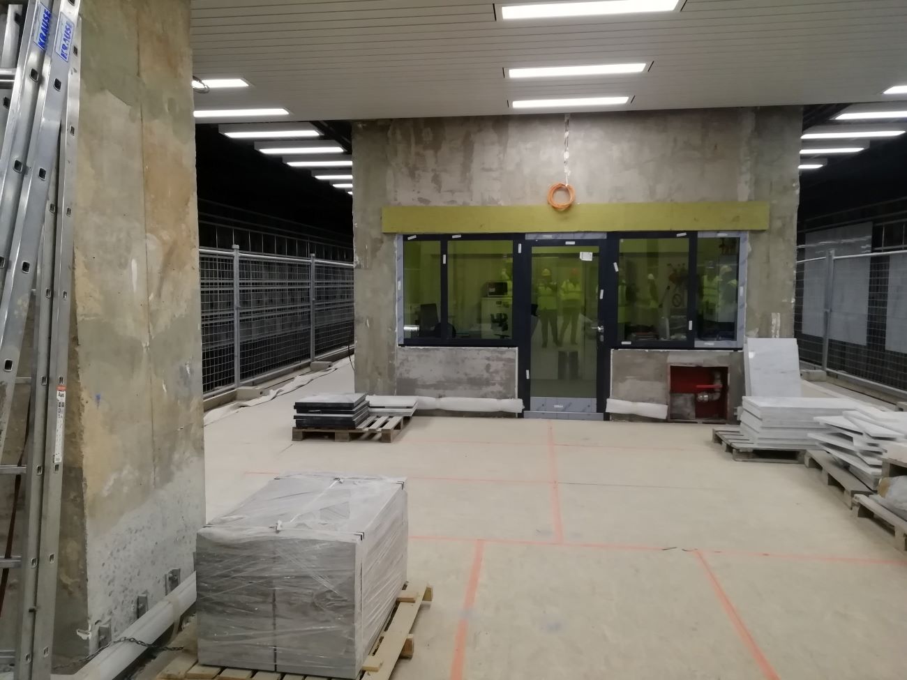 Rekonstrukce stanice metra C Pankrác.23