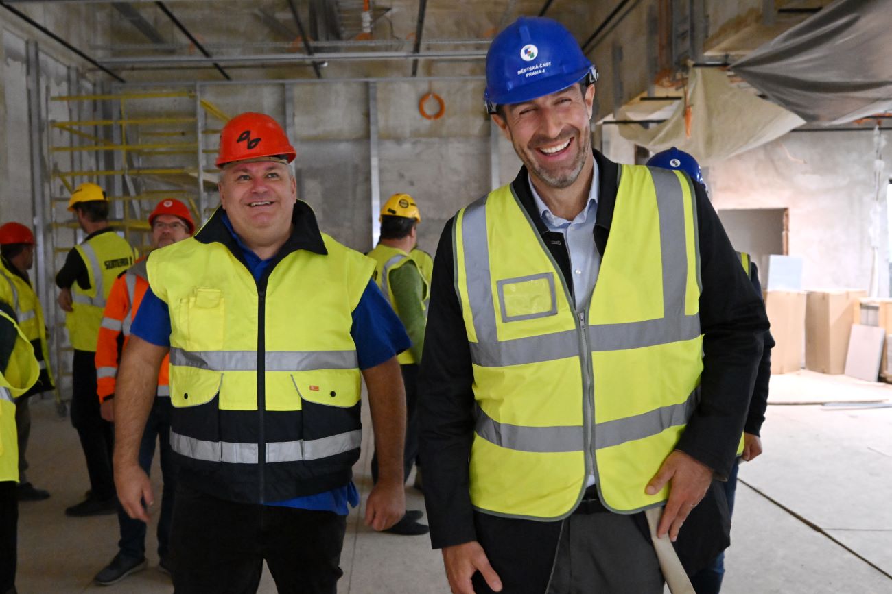 Rekonstrukce stanice metra C Pankrác.7