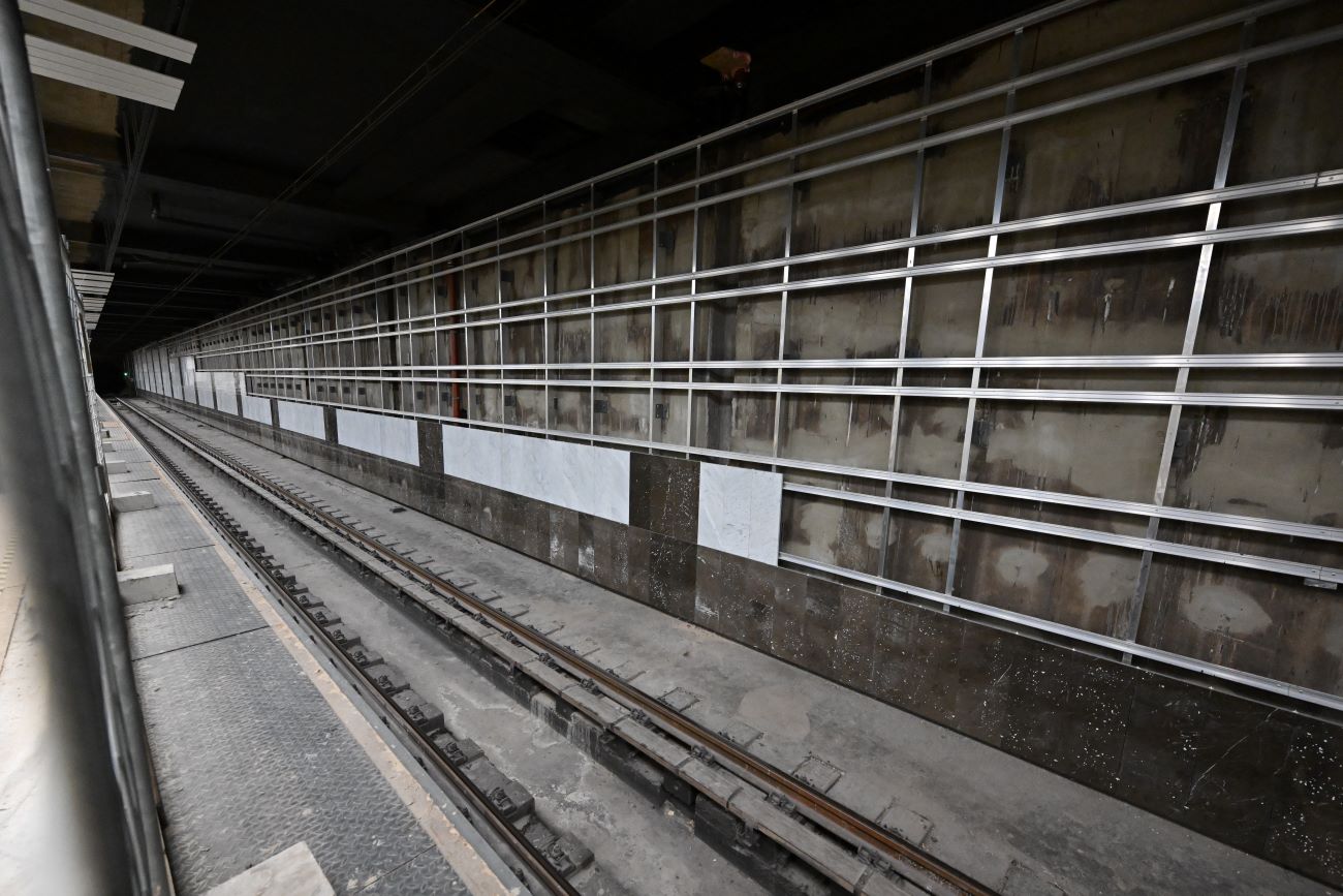 Rekonstrukce stanice metra C Pankrác.9